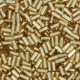 Miyuki Bugles 3mm kralen Silver lined gold BGL1-3